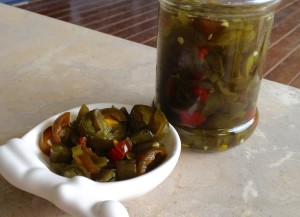 cowboy candy: sweet pickled jalapeño slices